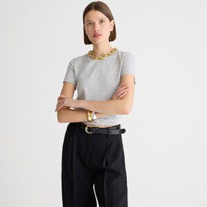 J.Crew Grey Pima cotton slim-fit T-shirt